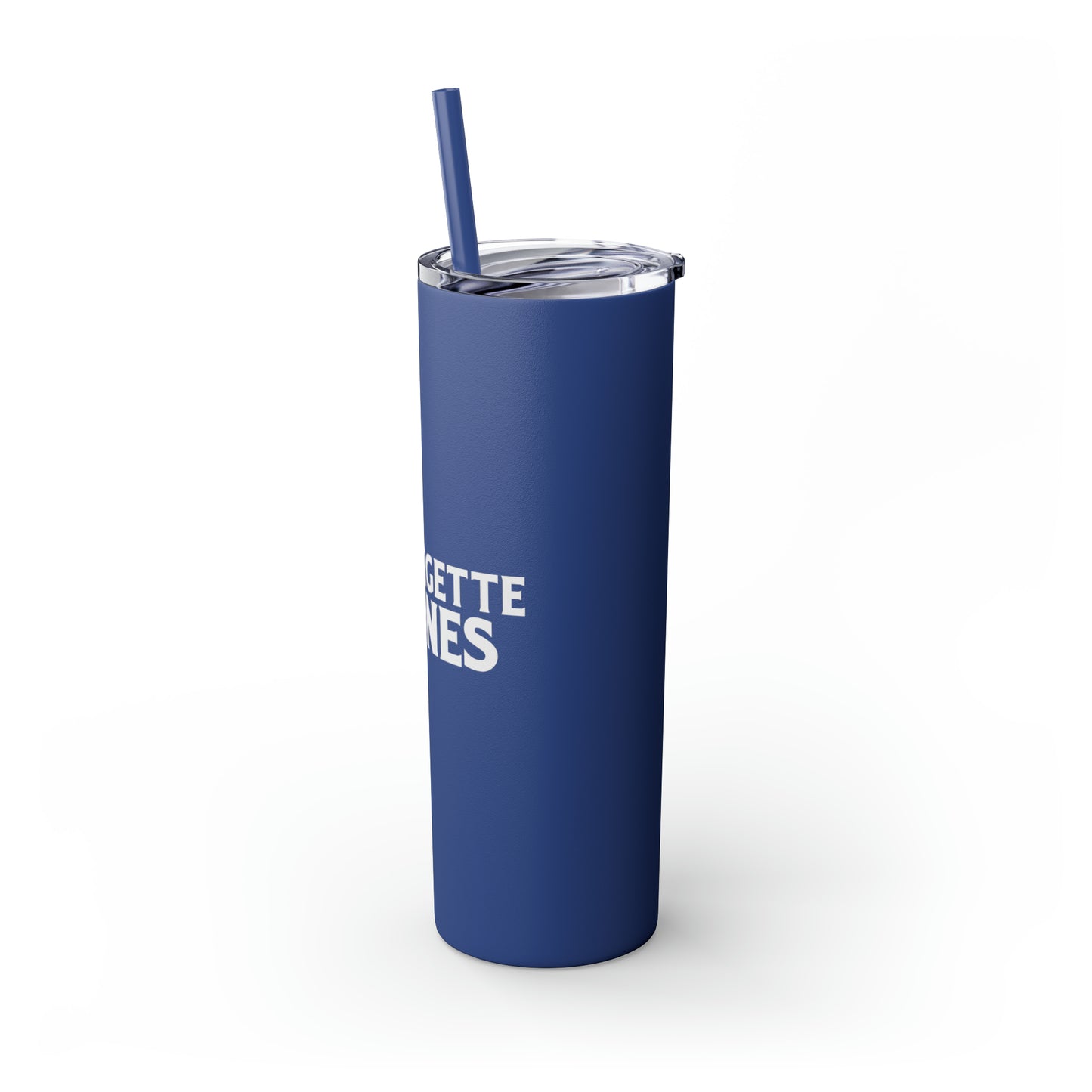 Georgette Jones Skinny Tumbler with Straw, 20oz