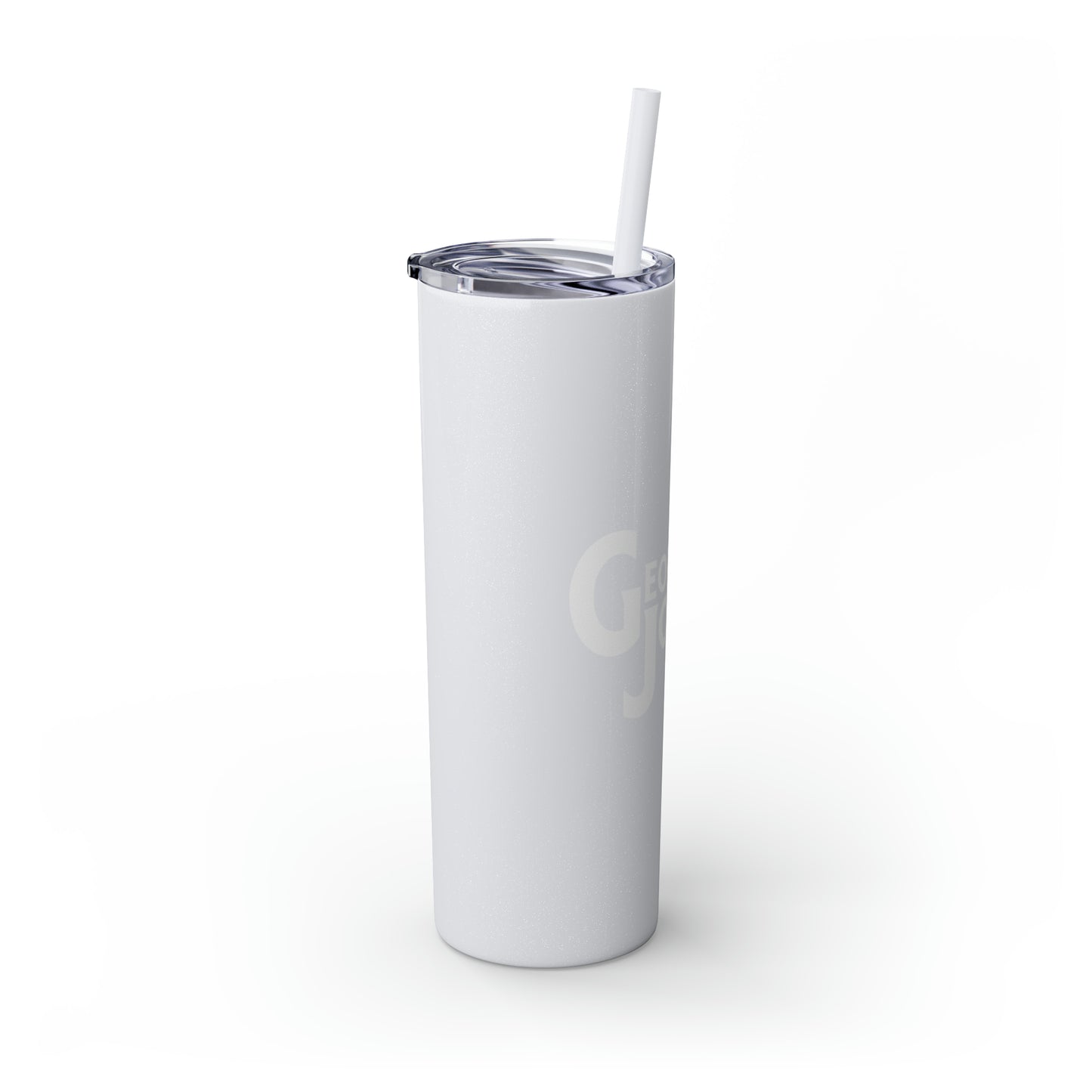 Georgette Jones Skinny Tumbler with Straw, 20oz