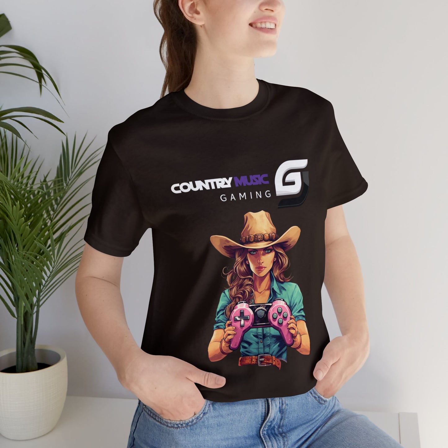 Gaming Cowgirl - Unisex T-Shirt
