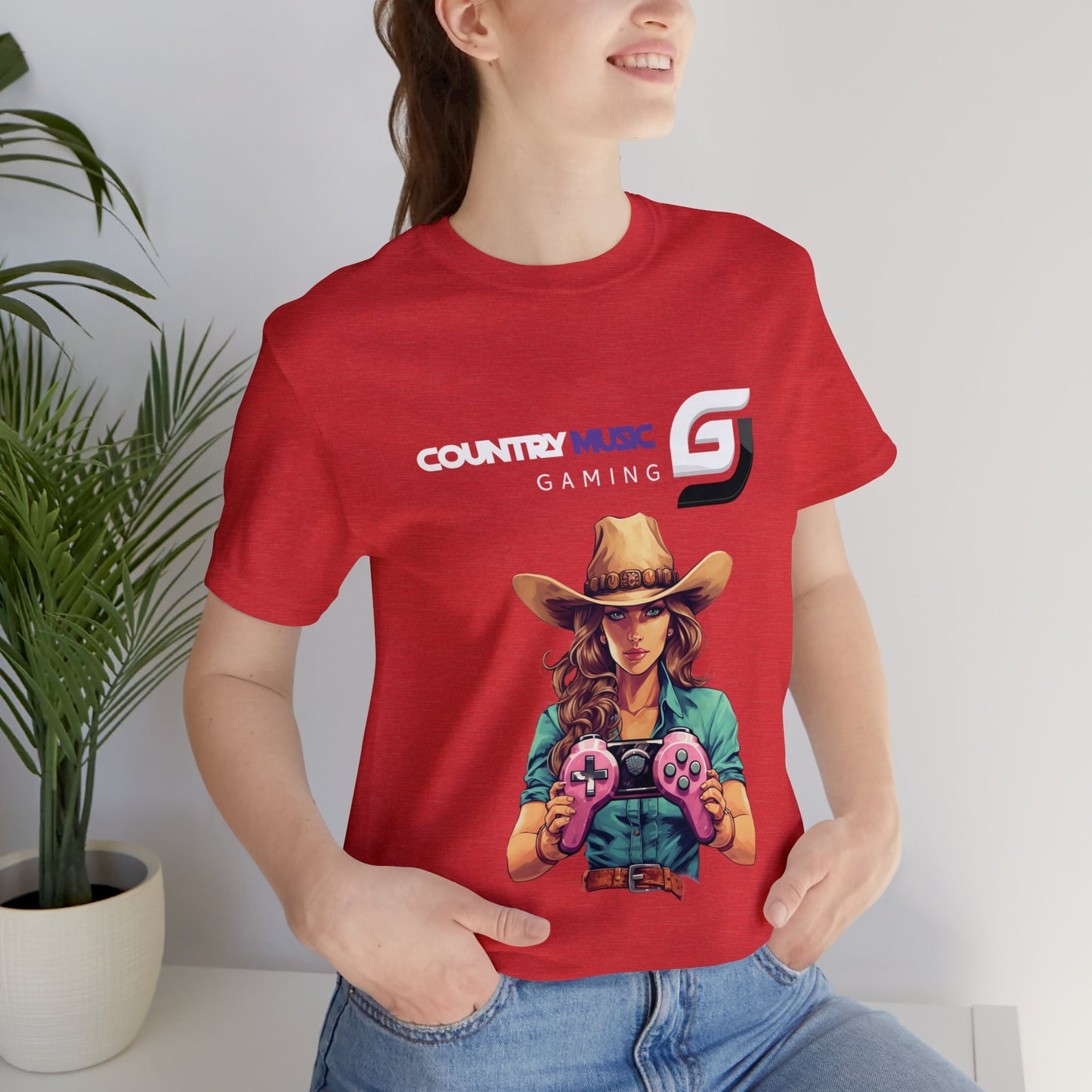 Gaming Cowgirl - Unisex T-Shirt