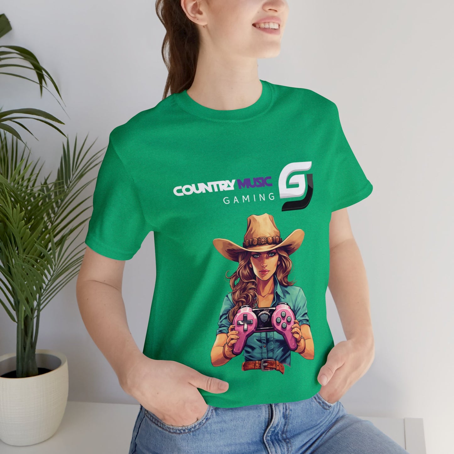 Gaming Cowgirl - Unisex T-Shirt