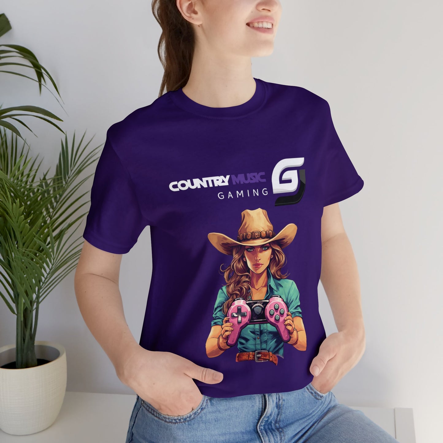 Gaming Cowgirl - Unisex T-Shirt