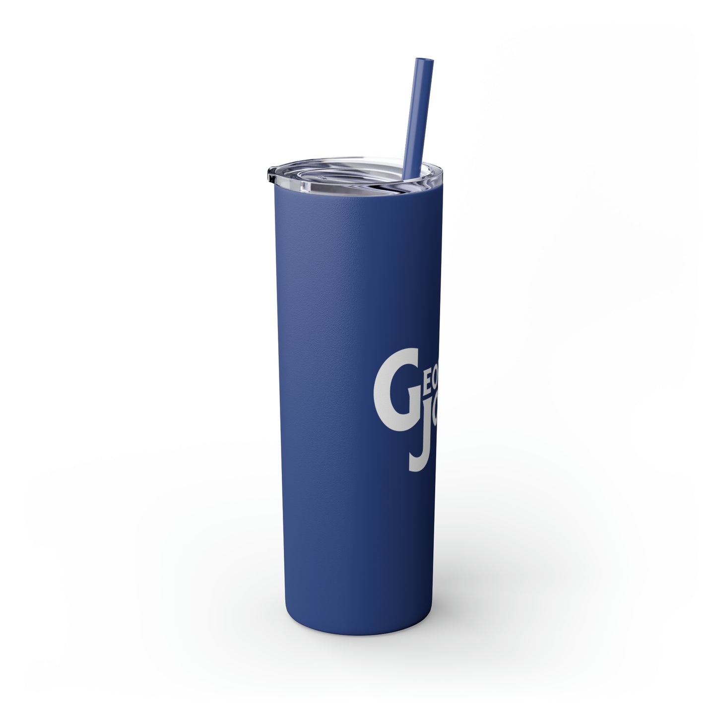 Georgette Jones Skinny Tumbler with Straw, 20oz