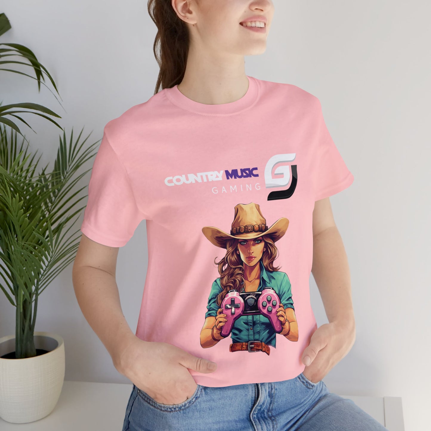 Gaming Cowgirl - Unisex T-Shirt