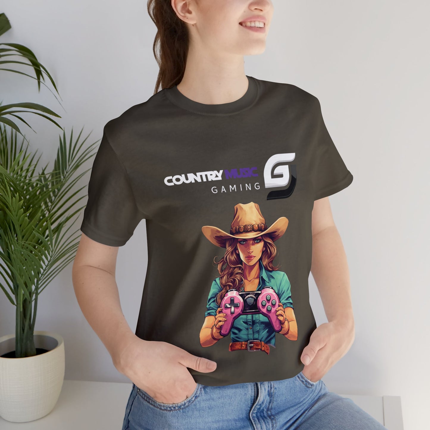 Gaming Cowgirl - Unisex T-Shirt