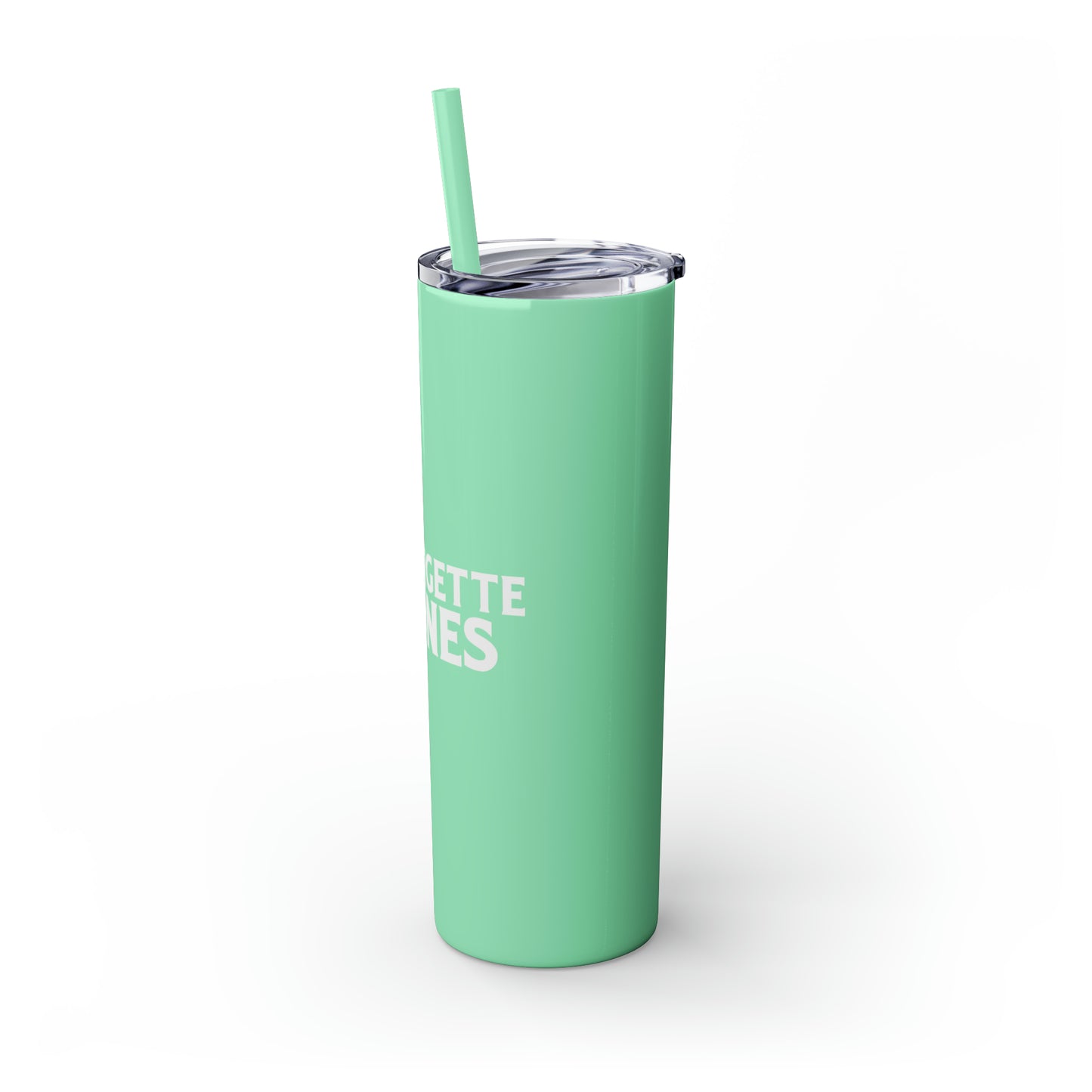 Georgette Jones Skinny Tumbler with Straw, 20oz