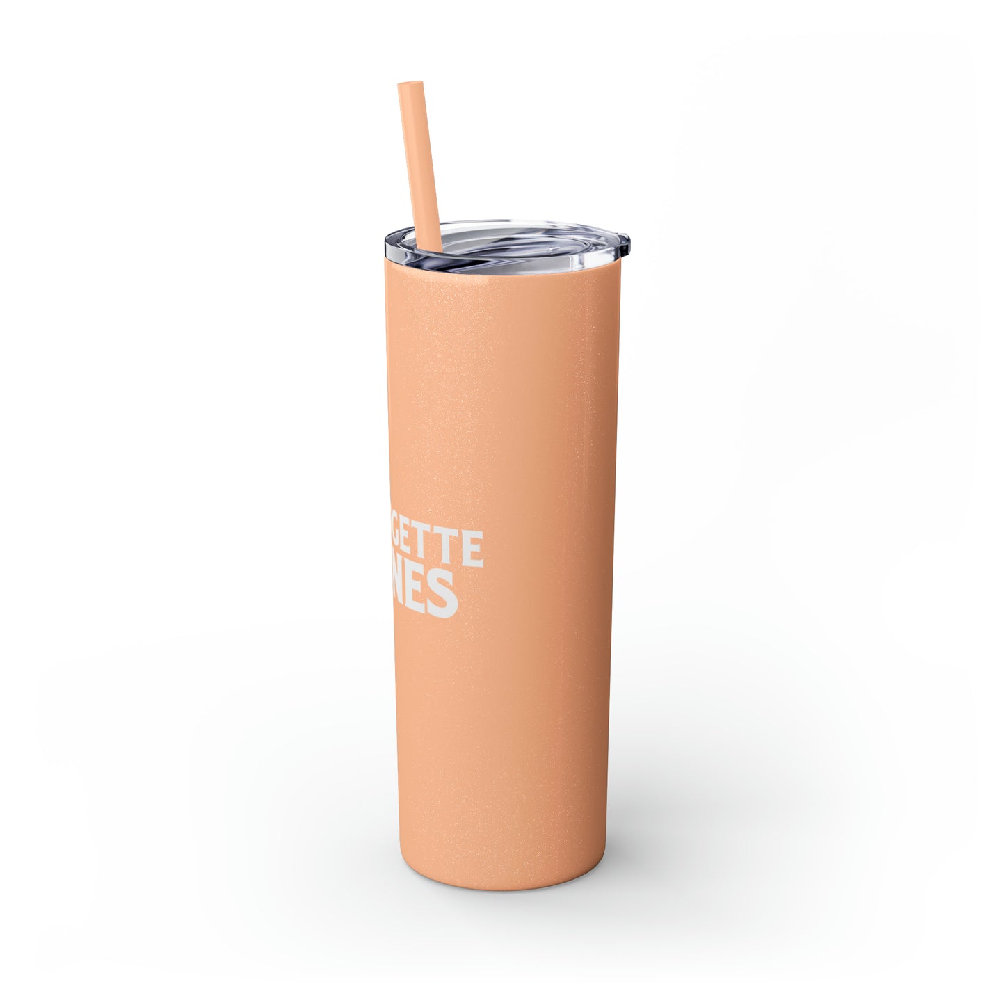 Georgette Jones Skinny Tumbler with Straw, 20oz