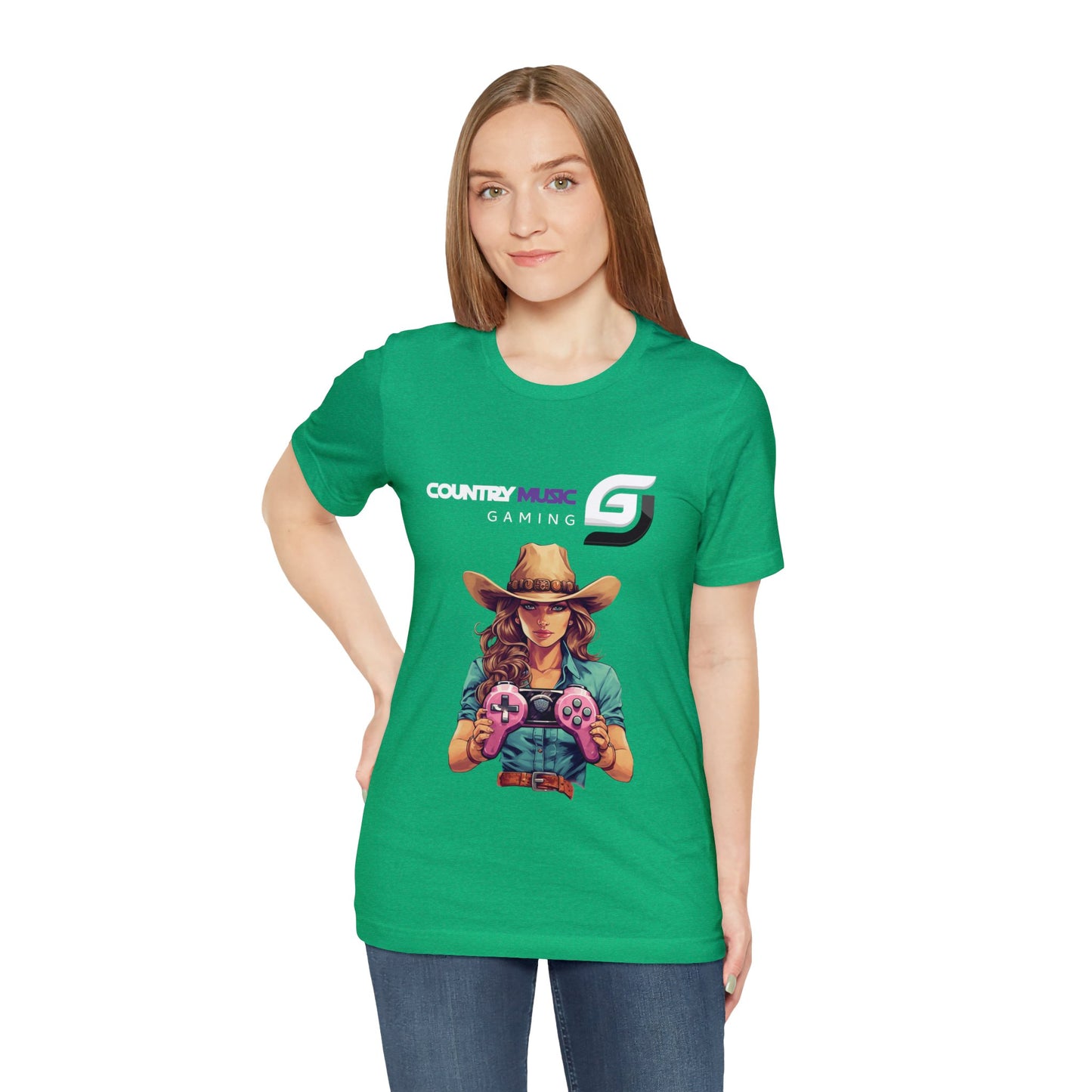 Gaming Cowgirl - Unisex T-Shirt