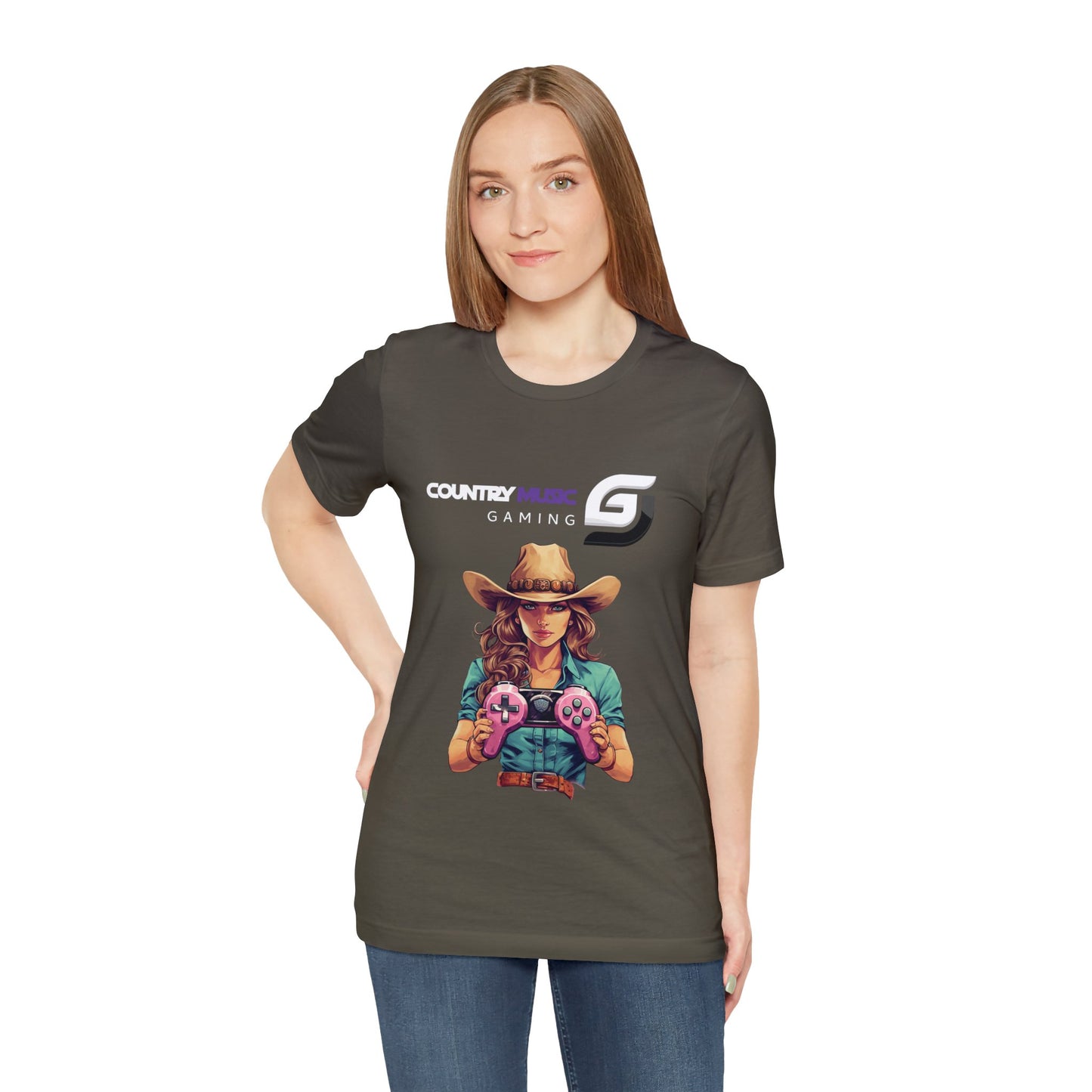 Gaming Cowgirl - Unisex T-Shirt