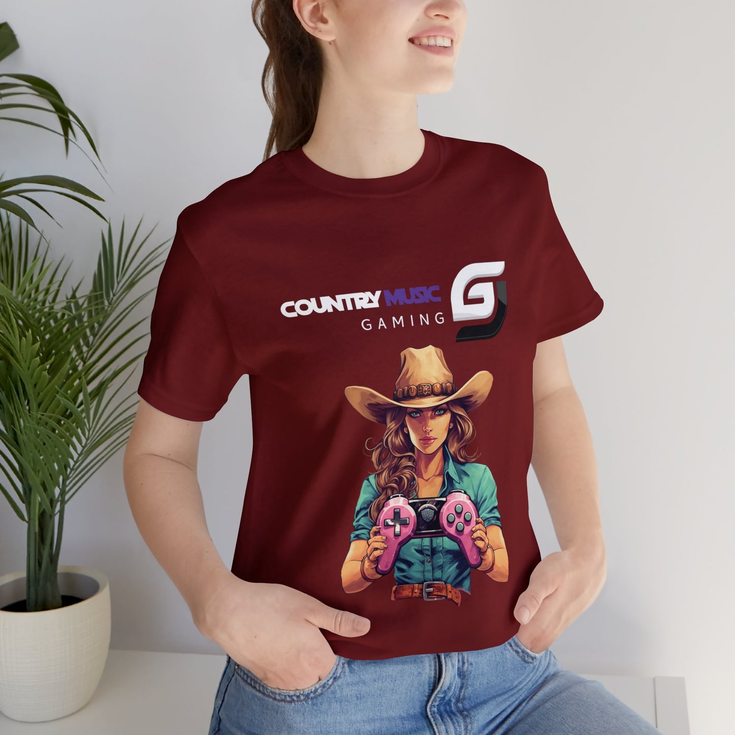 Gaming Cowgirl - Unisex T-Shirt