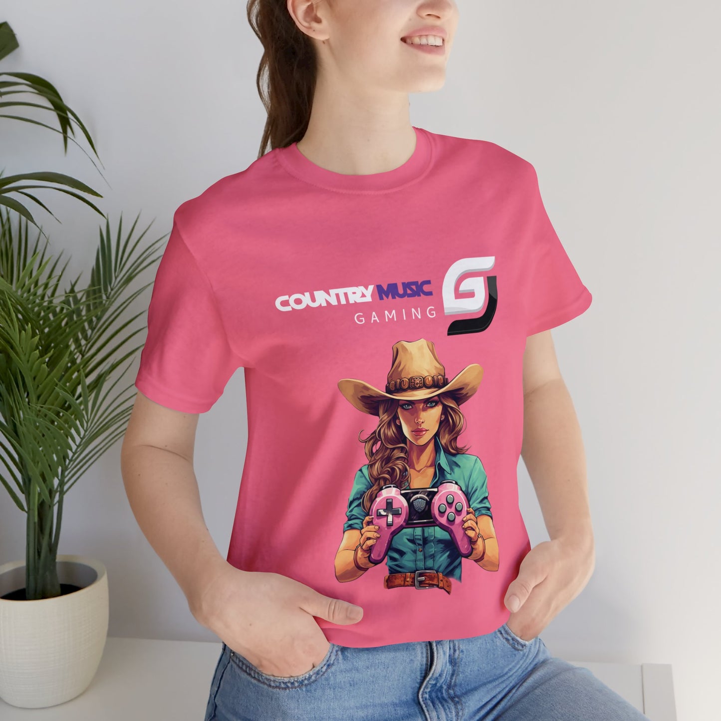 Gaming Cowgirl - Unisex T-Shirt
