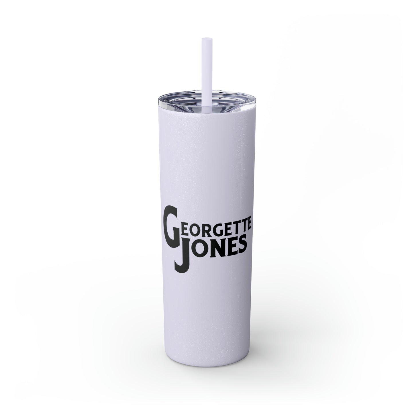 Georgette Jones Skinny Tumbler with Straw, 20oz