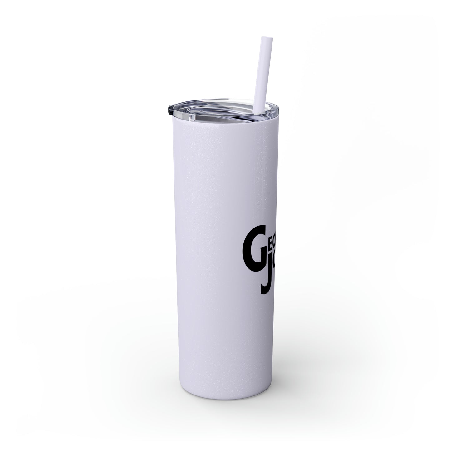 Georgette Jones Skinny Tumbler with Straw, 20oz