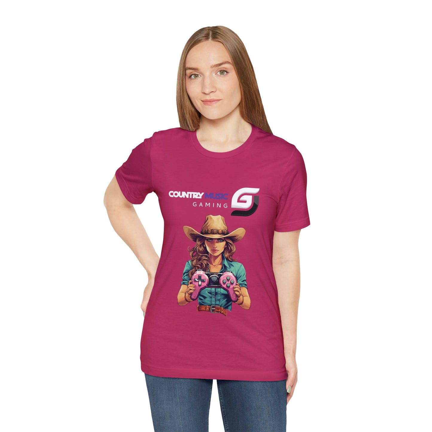 Gaming Cowgirl - Unisex T-Shirt