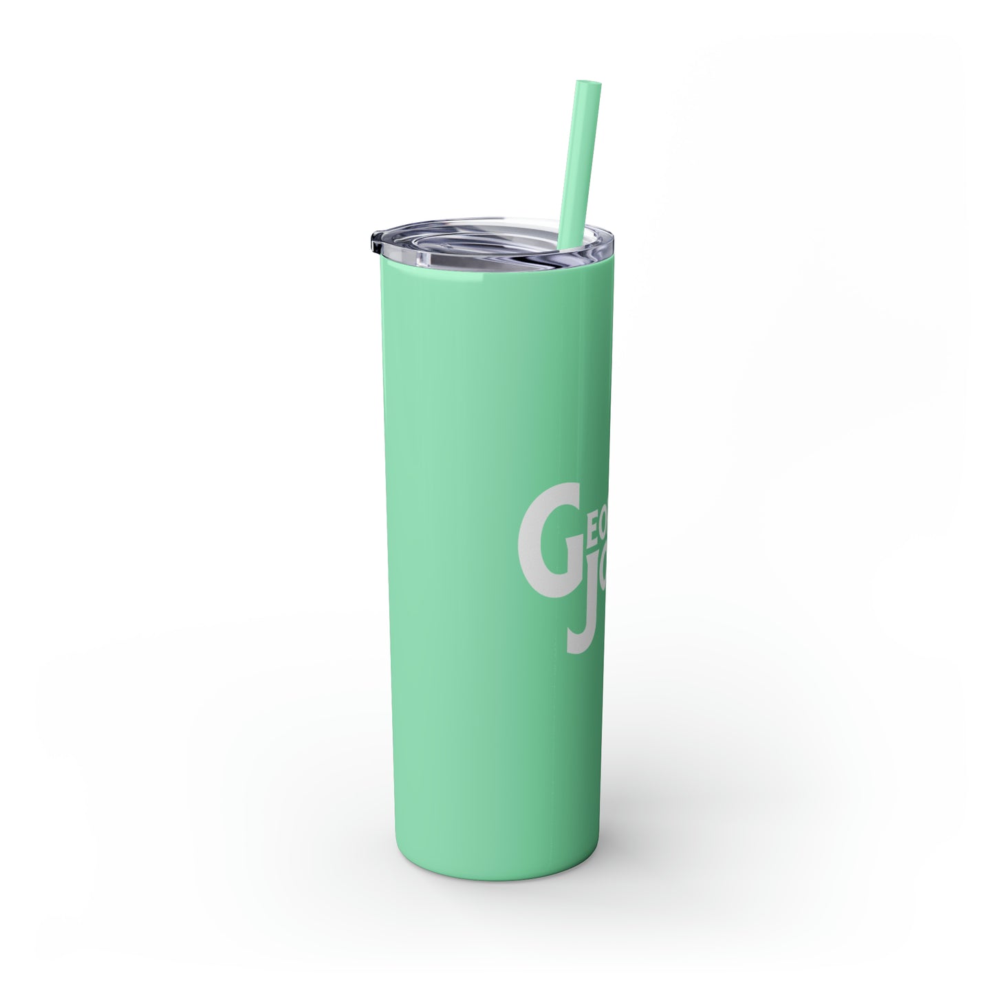 Georgette Jones Skinny Tumbler with Straw, 20oz