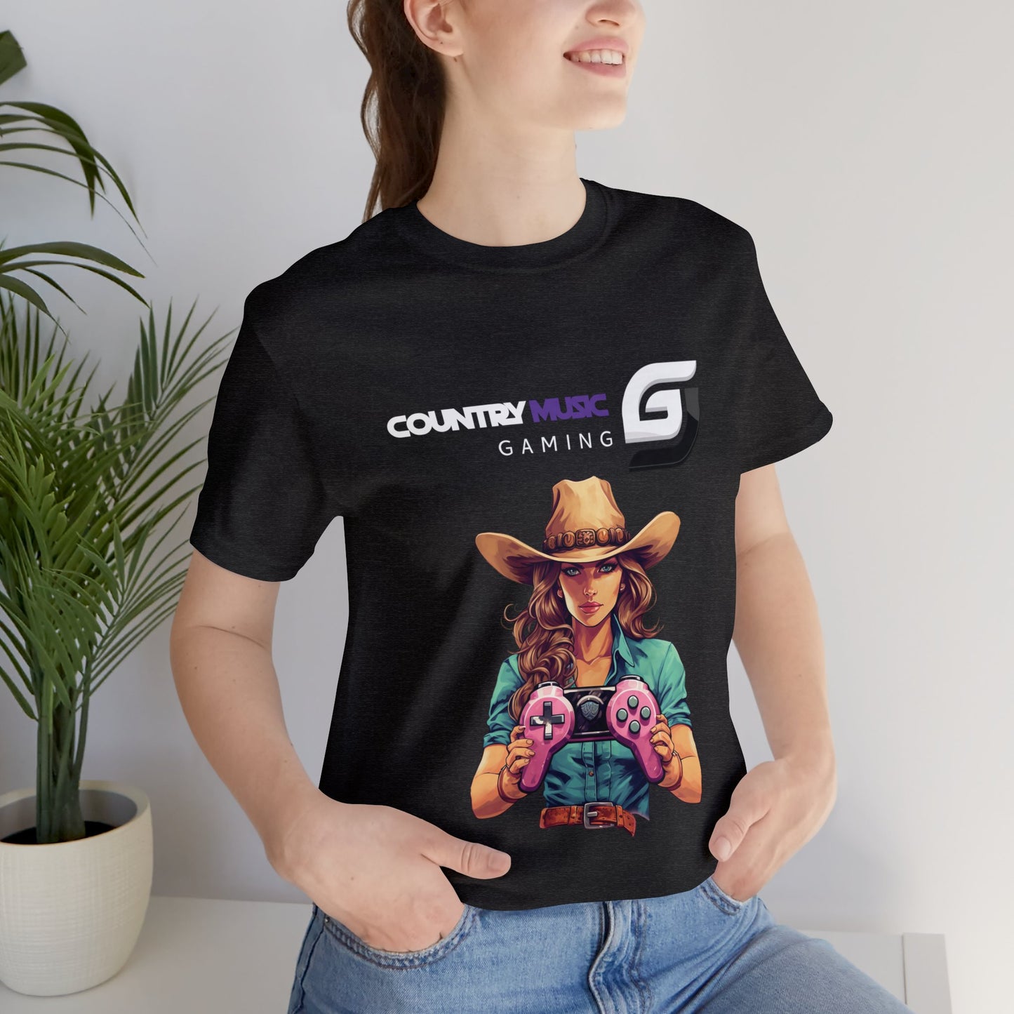 Gaming Cowgirl - Unisex T-Shirt