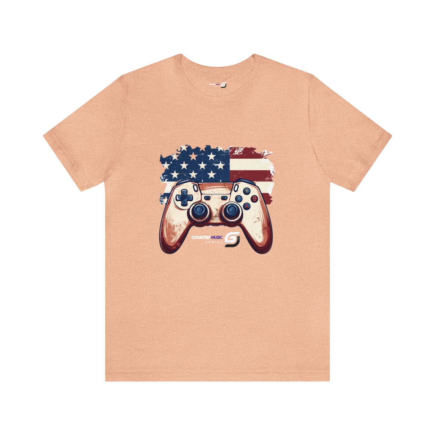 USA Flag/Controller - Unisex T-Shirt