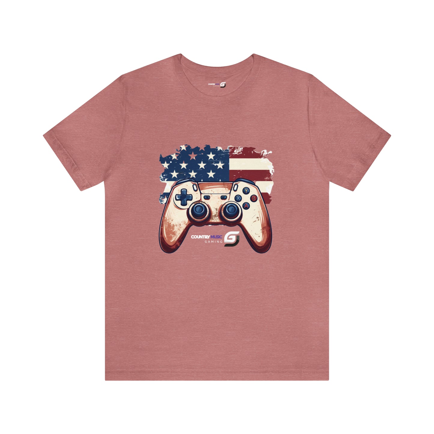 USA Flag/Controller - Unisex T-Shirt