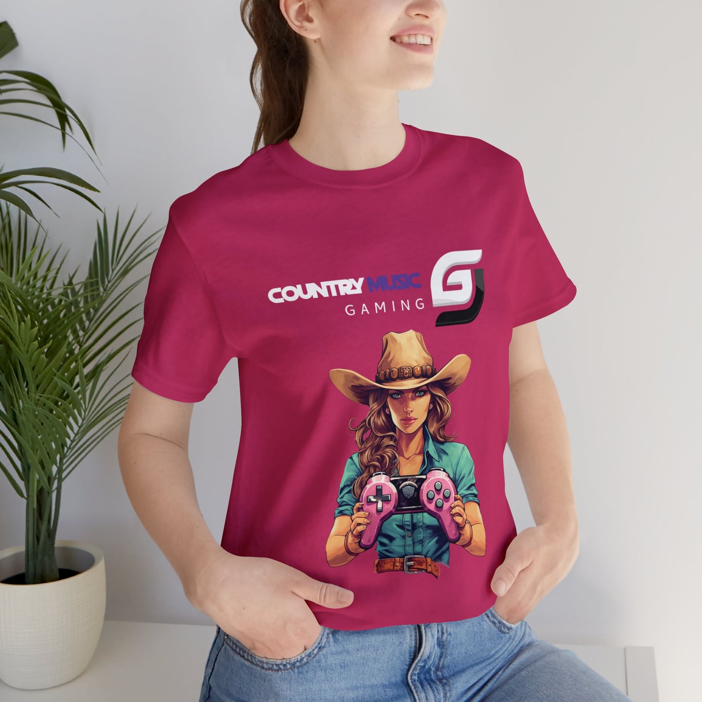 Gaming Cowgirl - Unisex T-Shirt