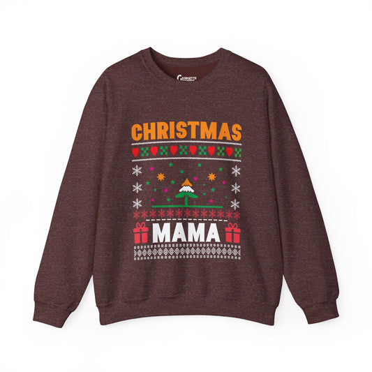 Christmas Mama Ugly Christmas Sweatshirt