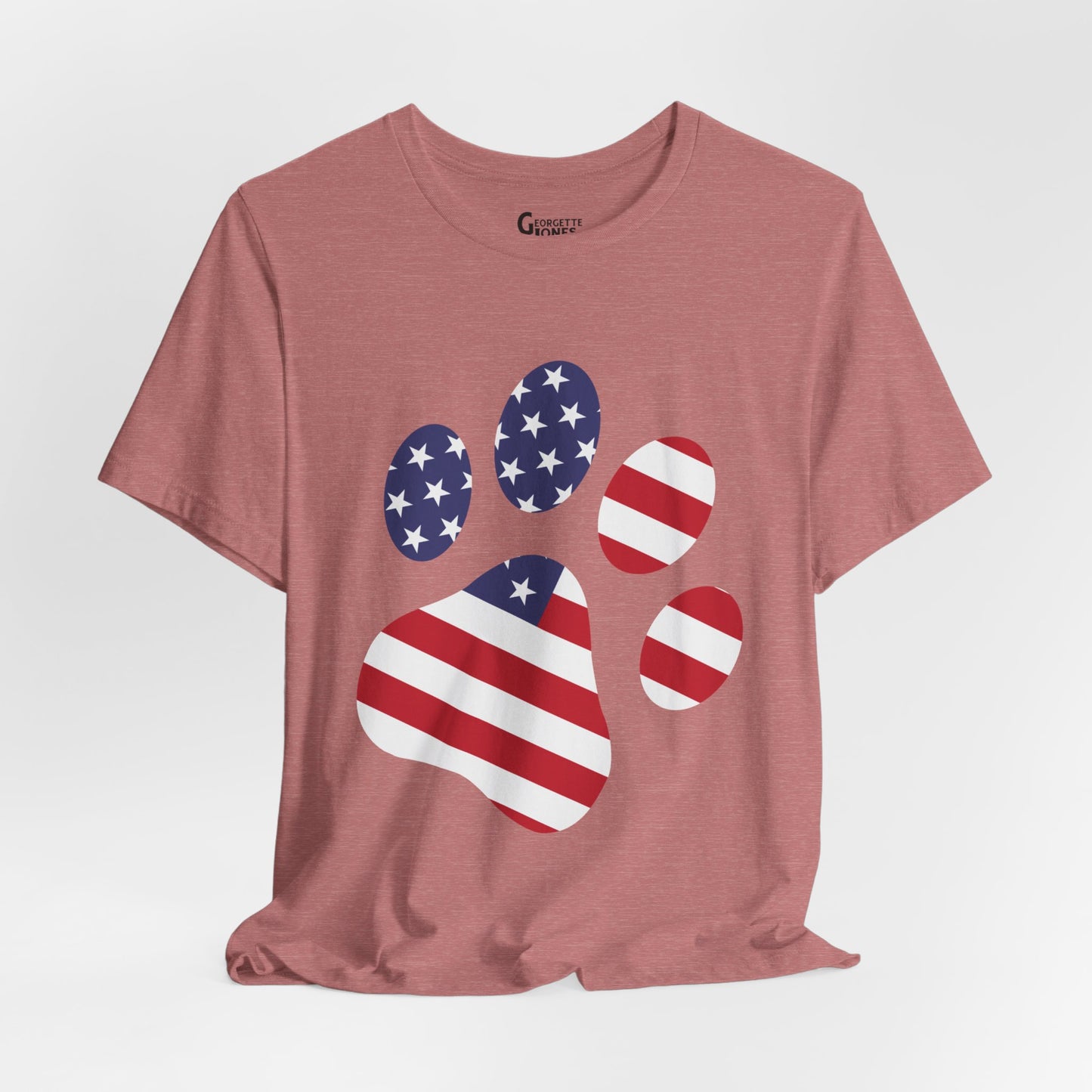 Paw Print Flag - Unisex T-Shirt