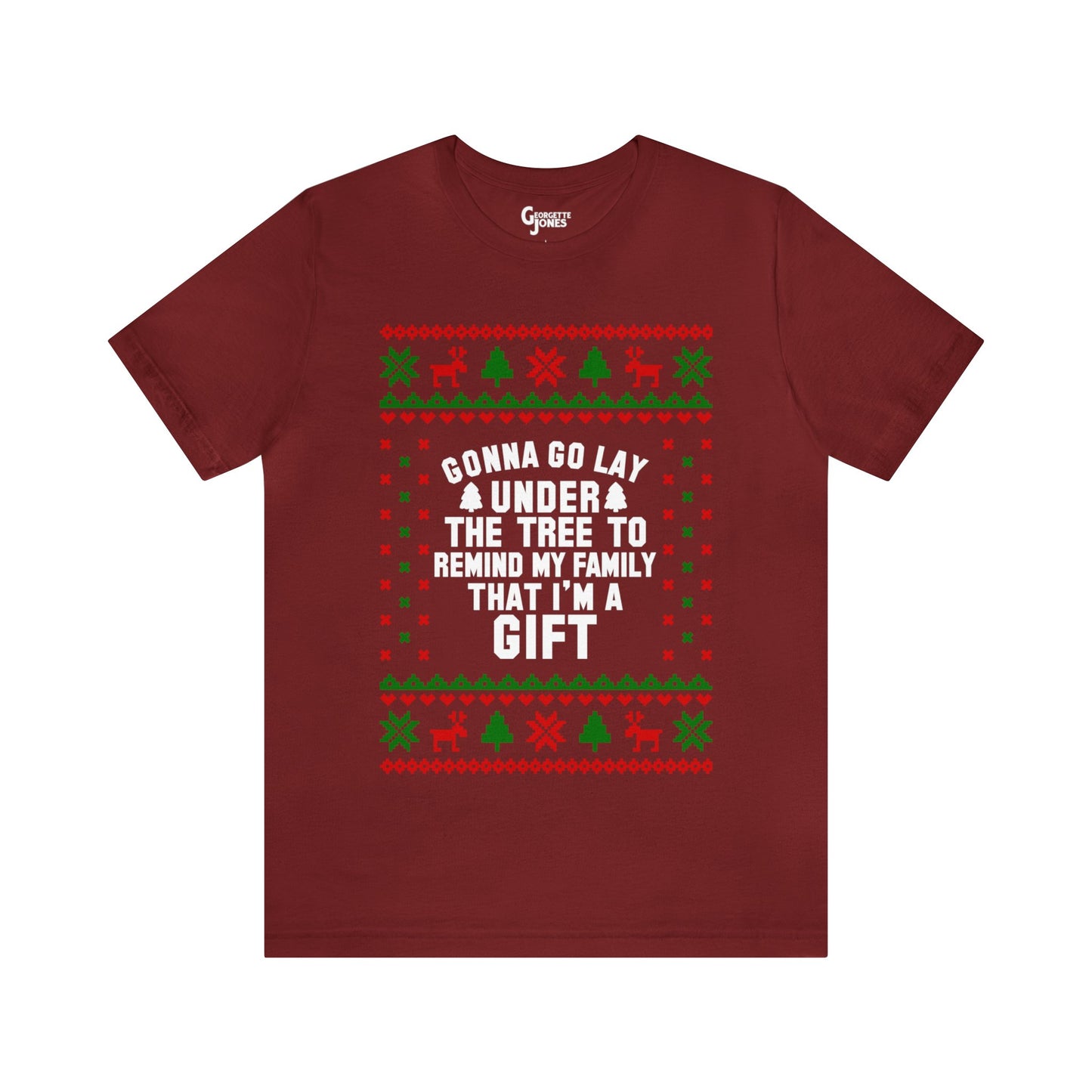 Gift Under The Tree Ugly Christmas Unisex T-shirt