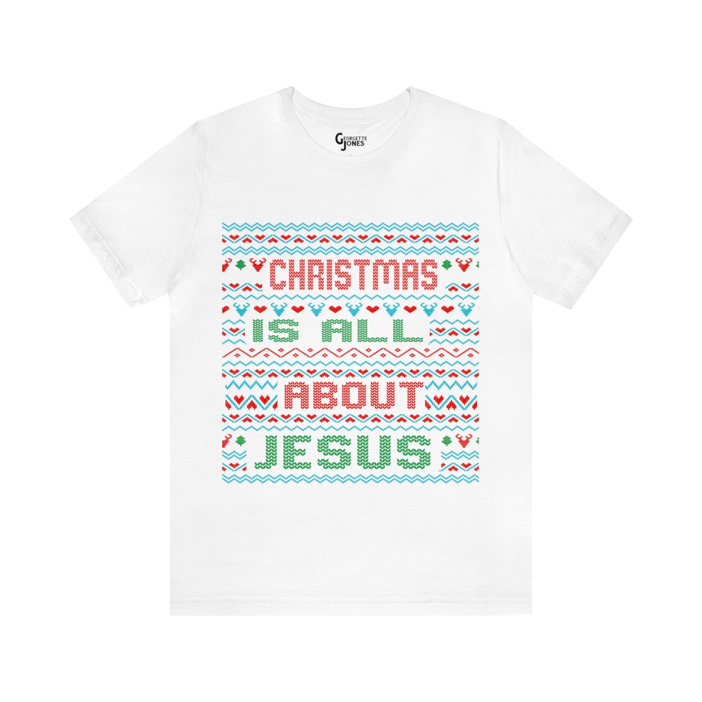 Christmas Is All About Jesus Unisex T-Shirt