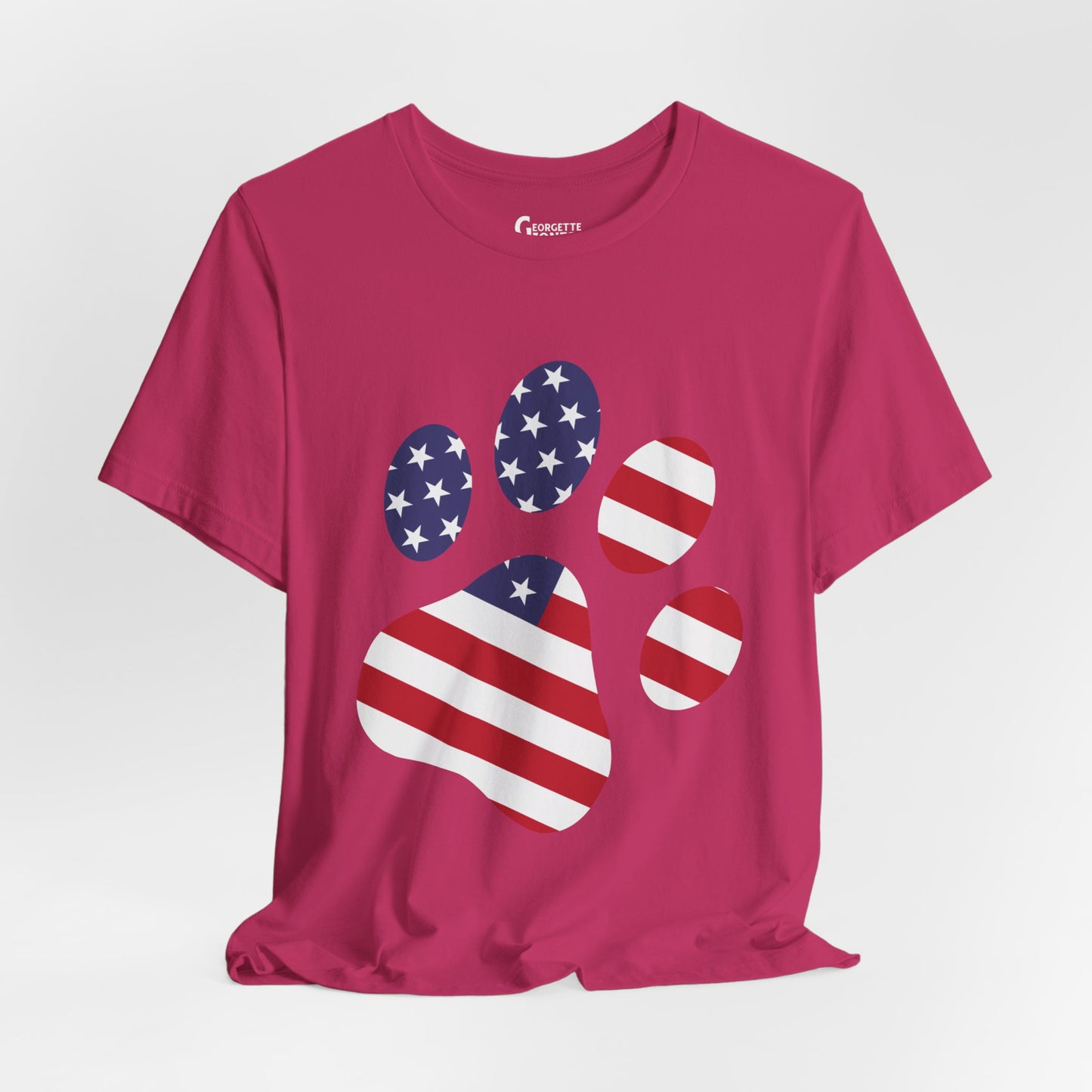 Paw Print Flag - Unisex T-Shirt