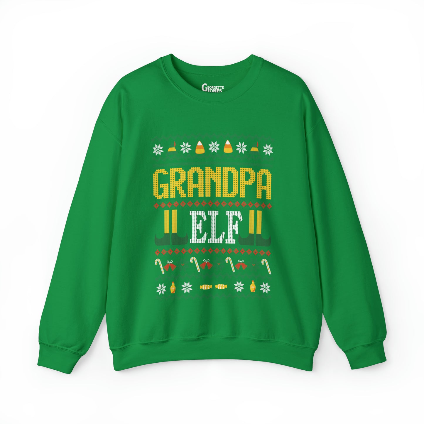 Grandpa Elf Ugly Christmas Sweatshirt