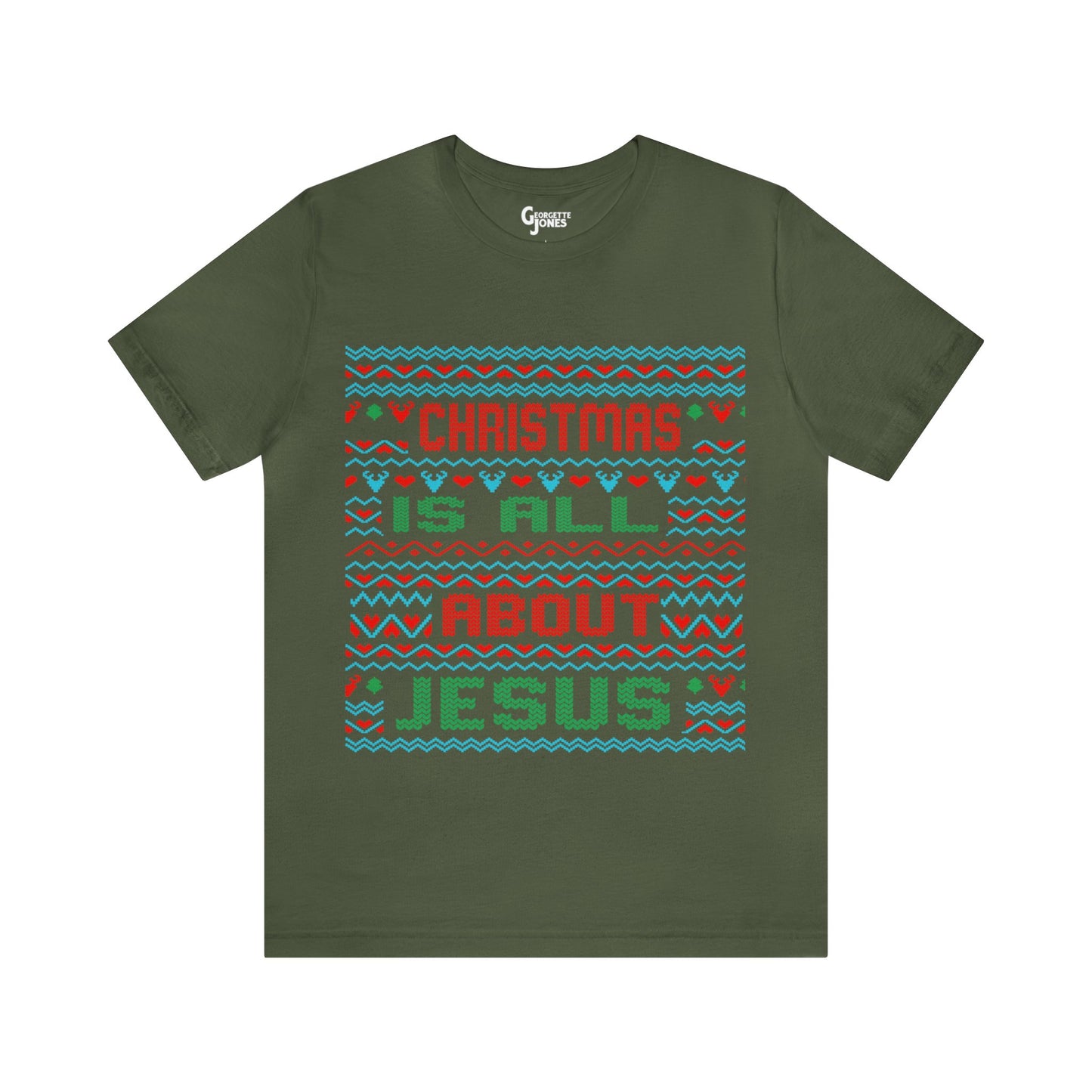 Christmas Is All About Jesus Unisex T-Shirt