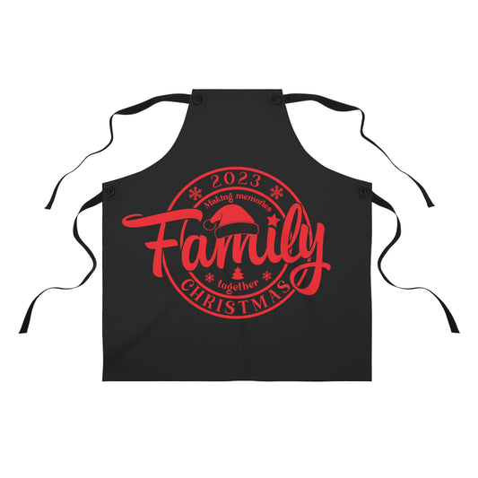 Family Christmas Apron