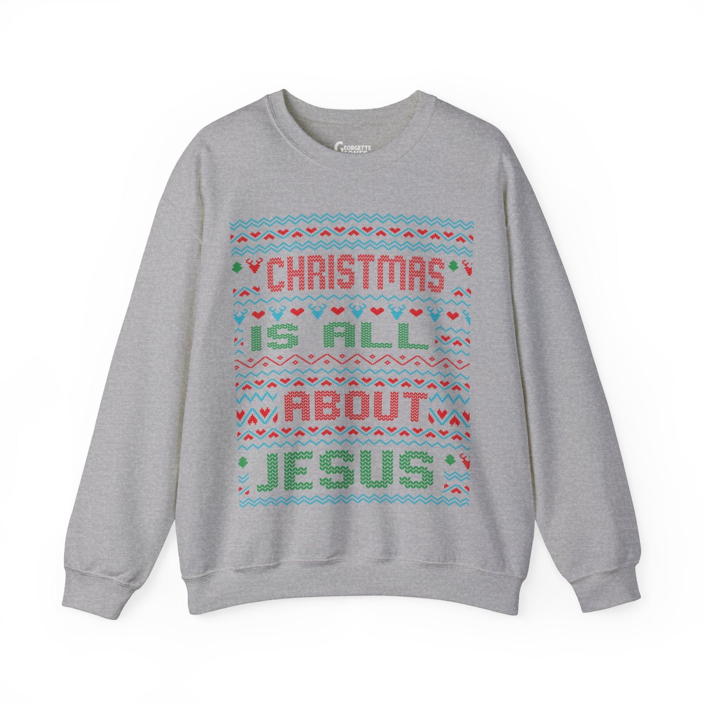 Christmas Is All About Jesus Sweatshirt