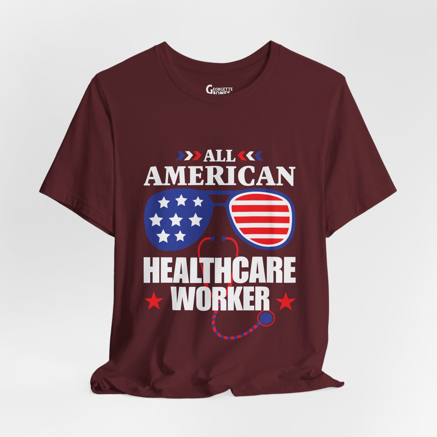 All American Healthcare Worker - Unisex T-Shirt