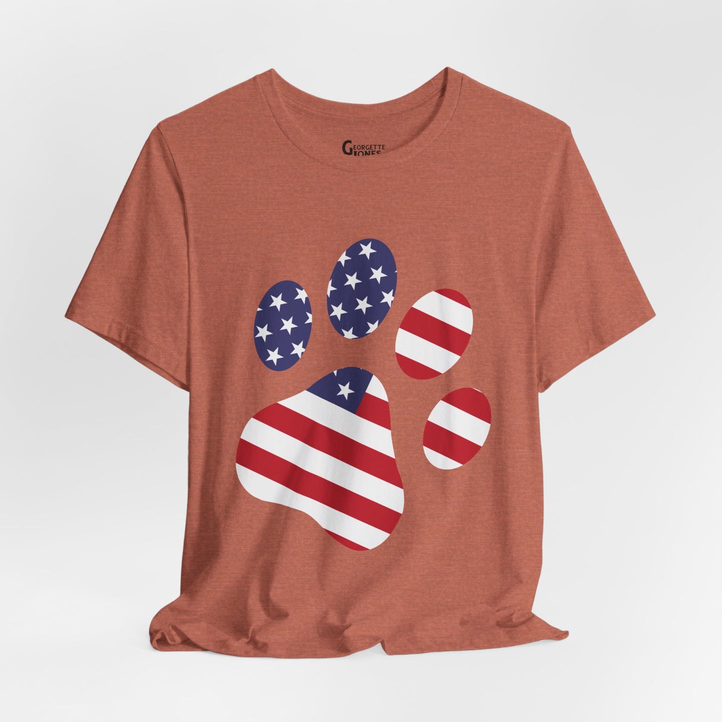 Paw Print Flag - Unisex T-Shirt