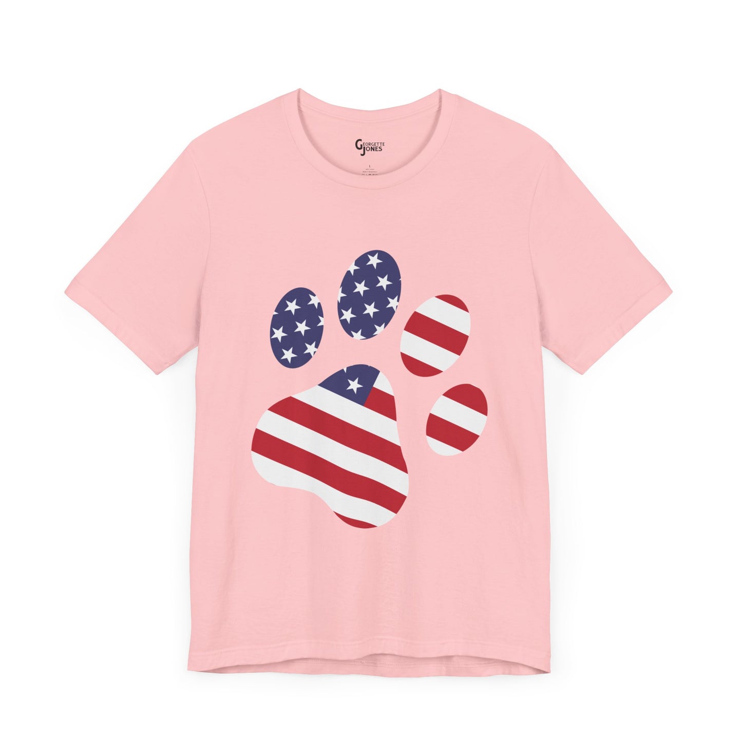 Paw Print Flag - Unisex T-Shirt