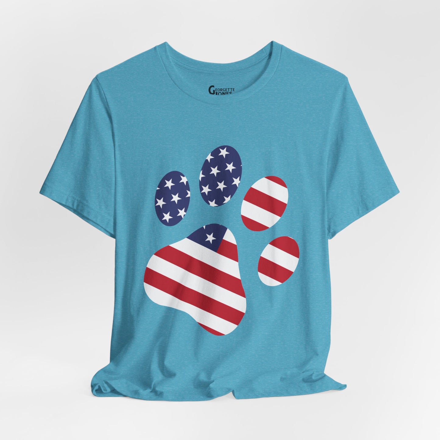 Paw Print Flag - Unisex T-Shirt