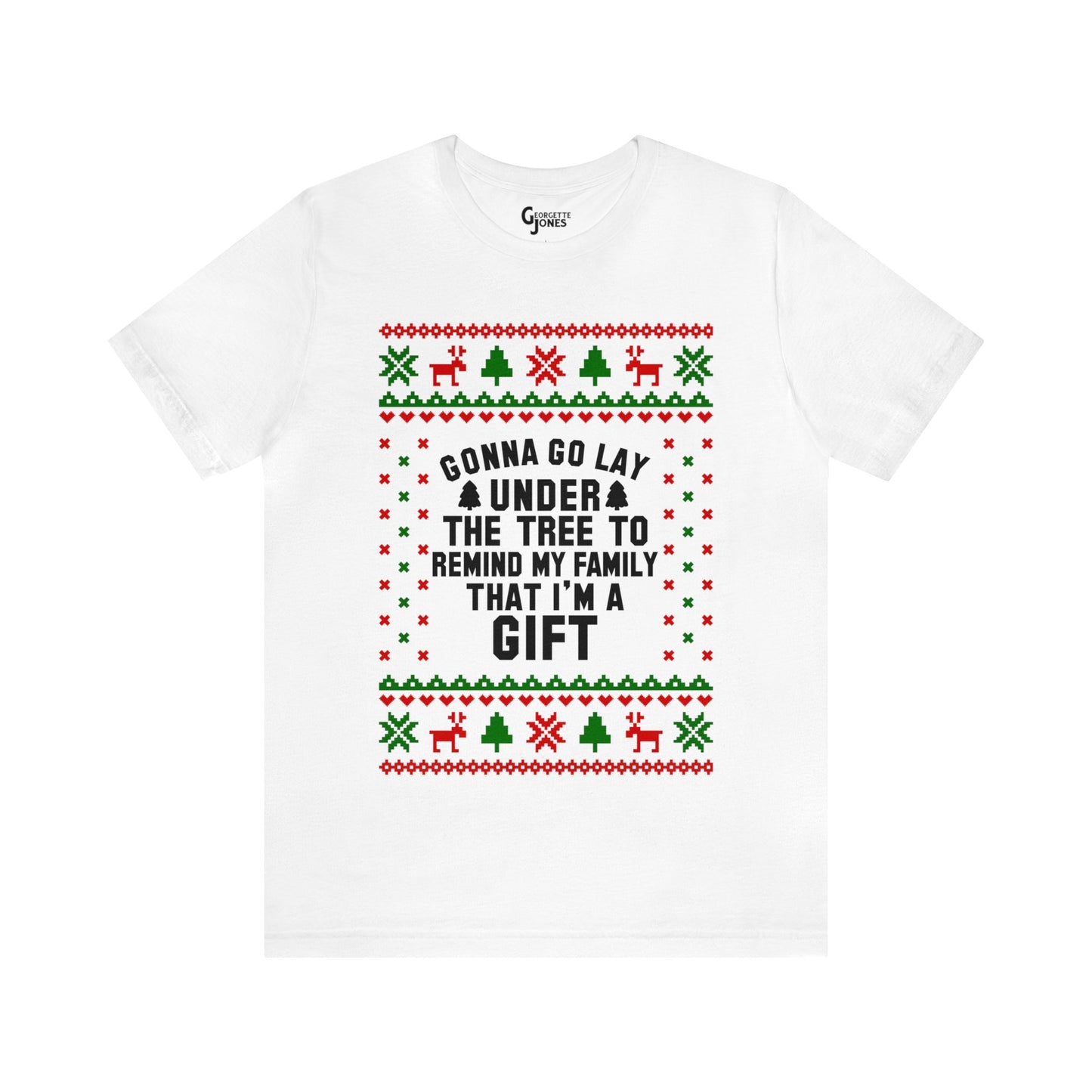 Gift Under The Tree Ugly Christmas Unisex T-shirt