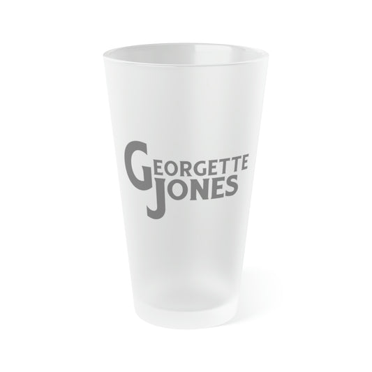Georgette Jones Frosted Pint Glass, 16oz