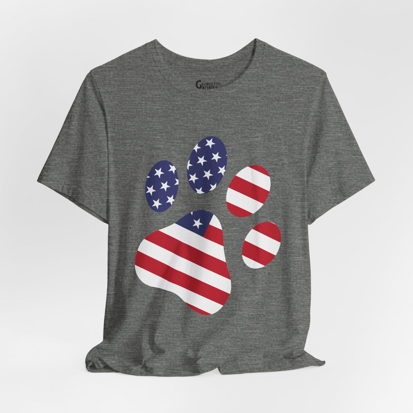 Paw Print Flag - Unisex T-Shirt