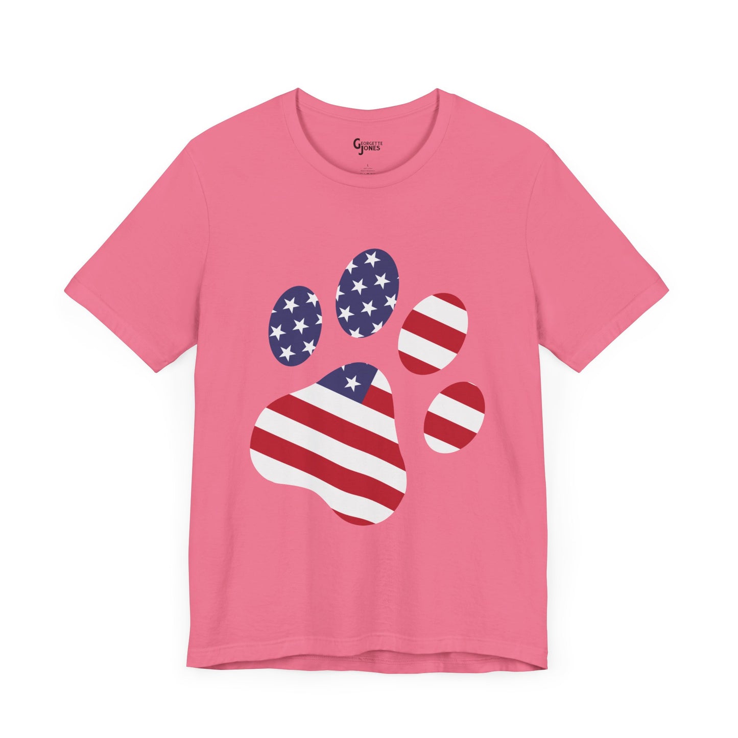 Paw Print Flag - Unisex T-Shirt