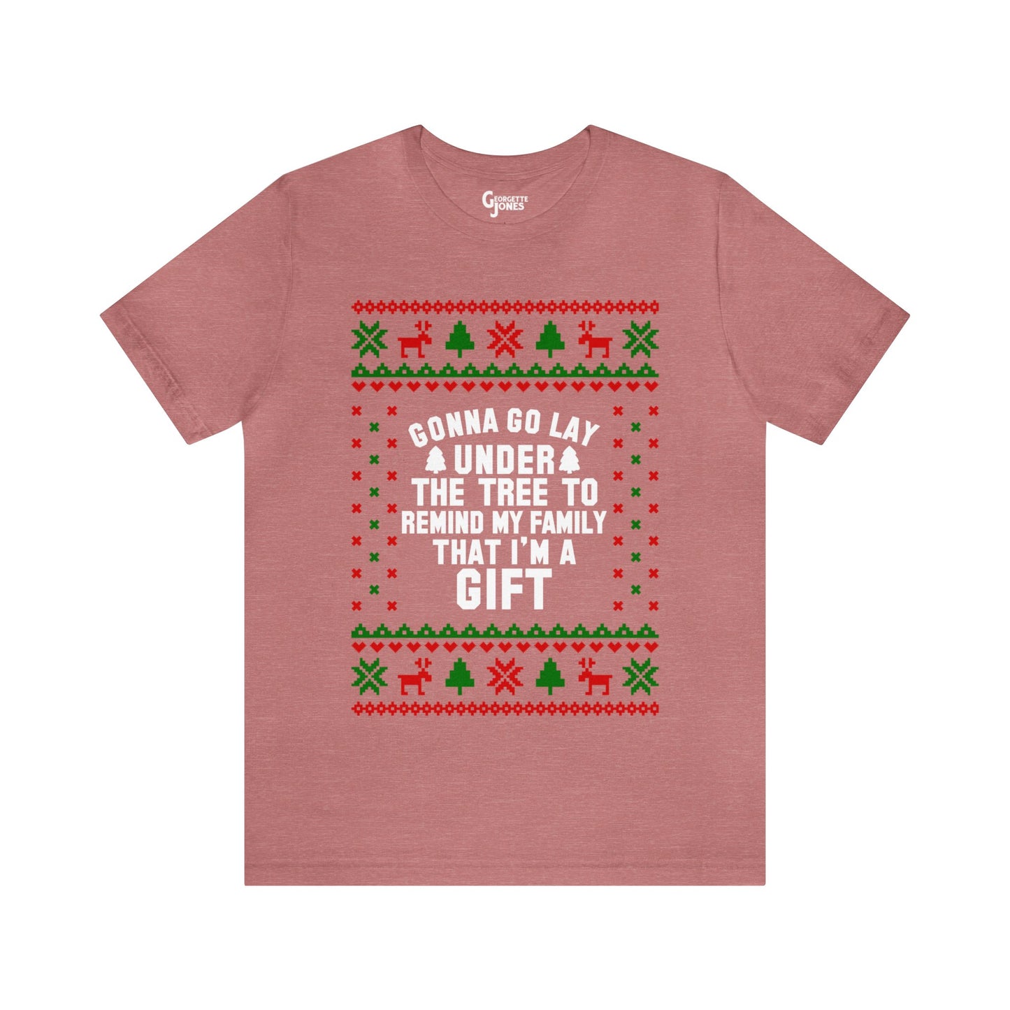 Gift Under The Tree Ugly Christmas Unisex T-shirt