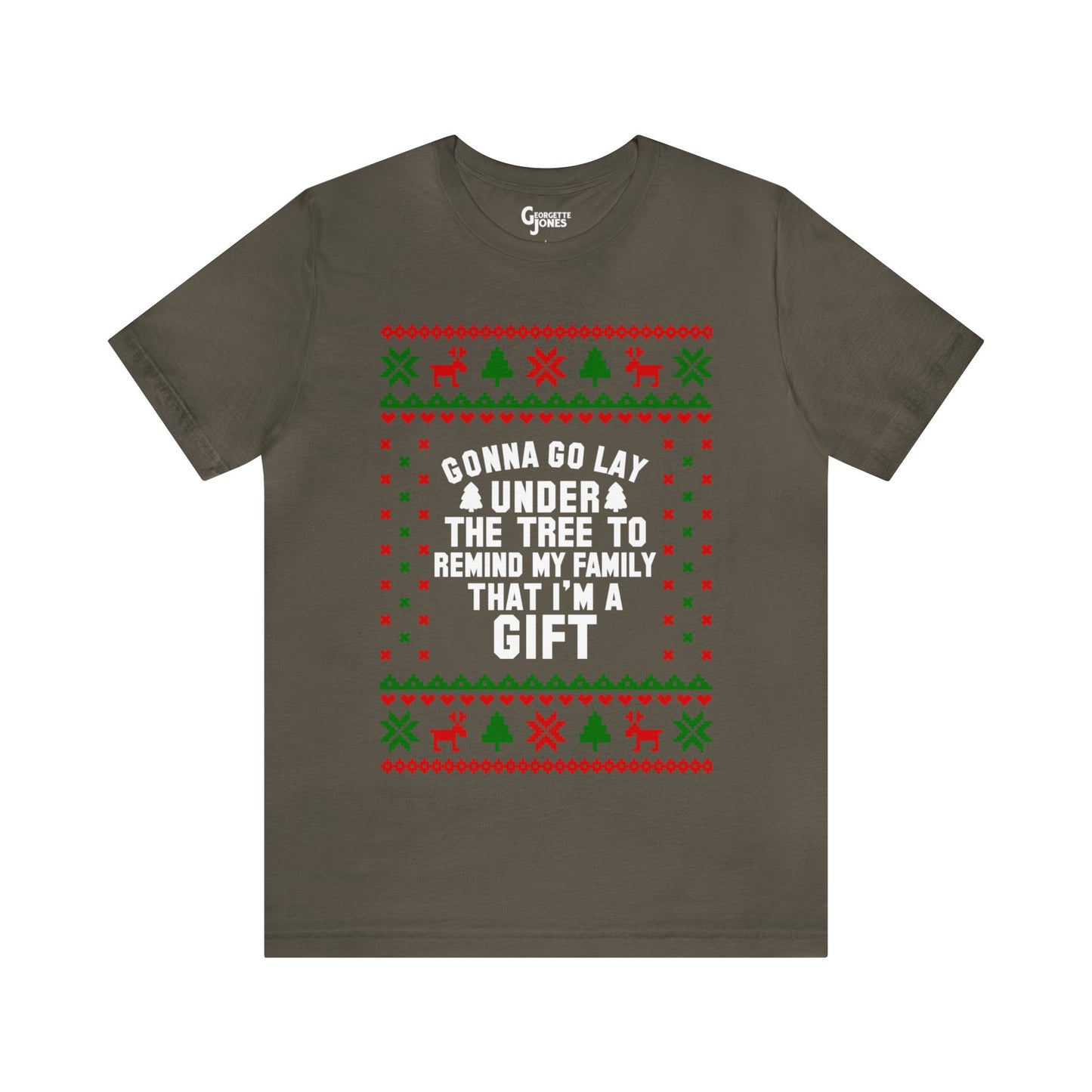 Gift Under The Tree Ugly Christmas Unisex T-shirt