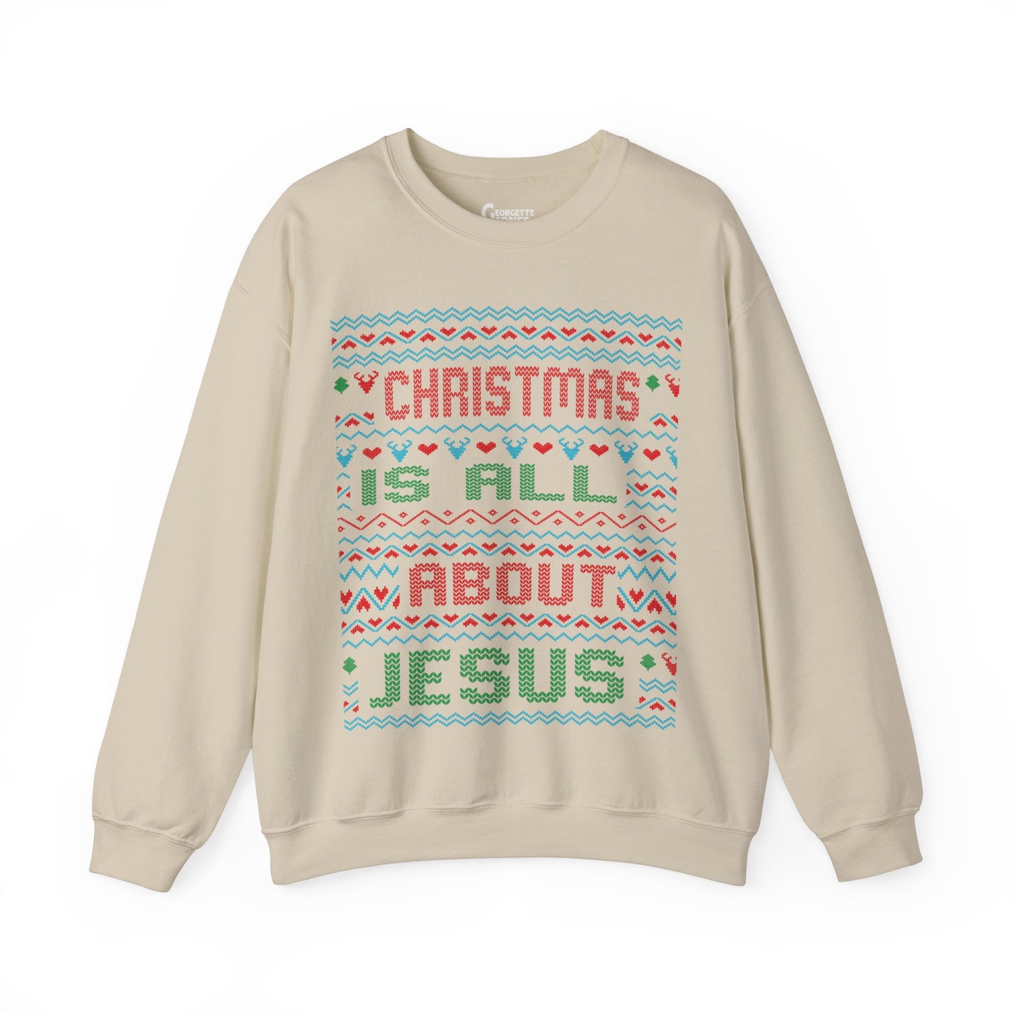 Christmas Is All About Jesus Sweatshirt